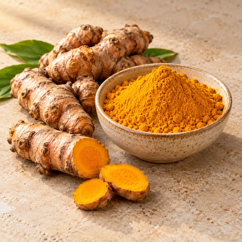 Turmeric in whole and ground form