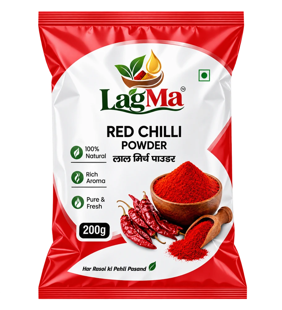 LagMa Red Chilli Powder 200g pouch
